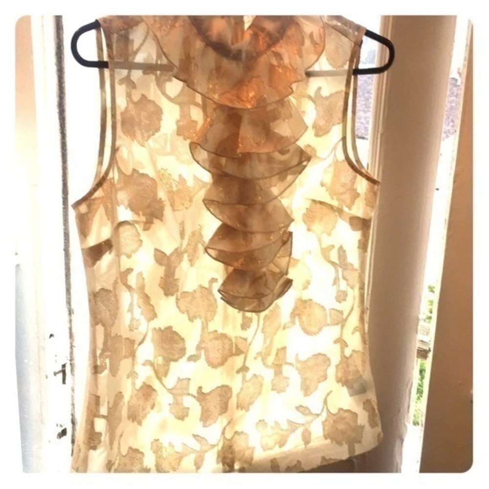 Anna Sui ruffle blouse